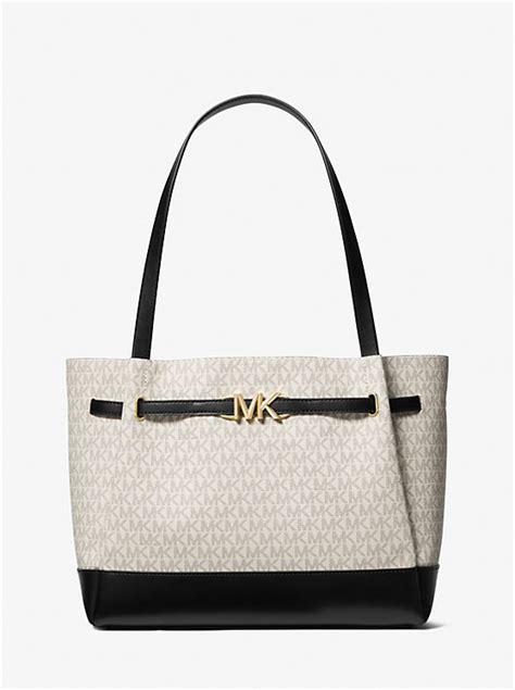 michael kors reed large tote|Michael Kors large shopper tote.